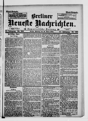Berliner Neueste Nachrichten vom 16.04.1894