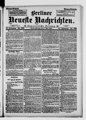 Berliner Neueste Nachrichten vom 07.05.1894