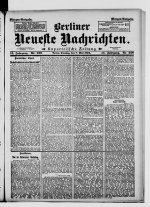 Berliner Neueste Nachrichten on May 8, 1894