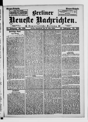 Berliner Neueste Nachrichten vom 12.05.1894