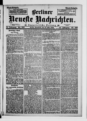 Berliner Neueste Nachrichten vom 12.05.1894