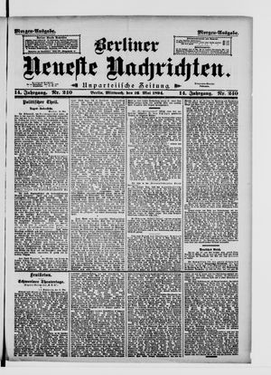 Berliner Neueste Nachrichten vom 16.05.1894