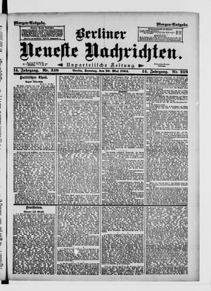 Berliner Neueste Nachrichten on May 20, 1894