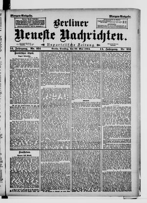 Berliner Neueste Nachrichten vom 22.05.1894