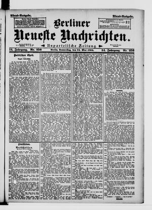 Berliner Neueste Nachrichten on May 24, 1894