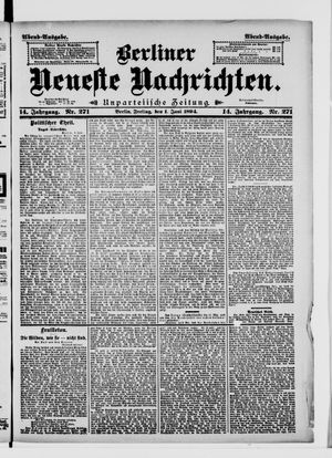 Berliner Neueste Nachrichten on Jun 1, 1894