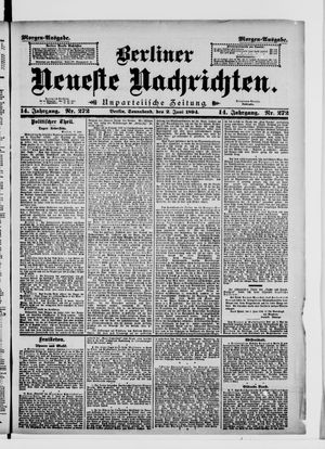 Berliner Neueste Nachrichten on Jun 2, 1894