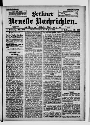 Berliner Neueste Nachrichten vom 02.06.1894