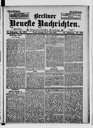 Berliner Neueste Nachrichten vom 05.06.1894
