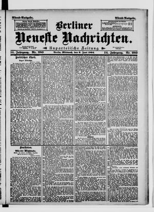 Berliner Neueste Nachrichten vom 06.06.1894