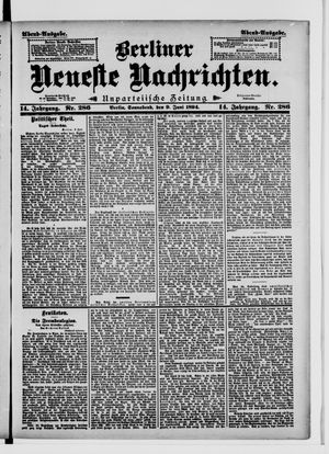 Berliner Neueste Nachrichten vom 09.06.1894