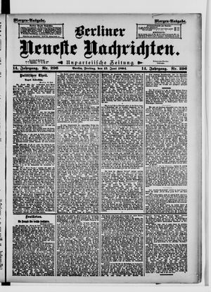 Berliner Neueste Nachrichten vom 15.06.1894