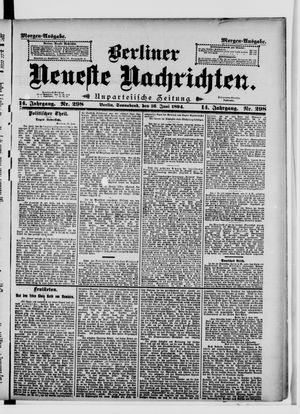 Berliner Neueste Nachrichten vom 16.06.1894