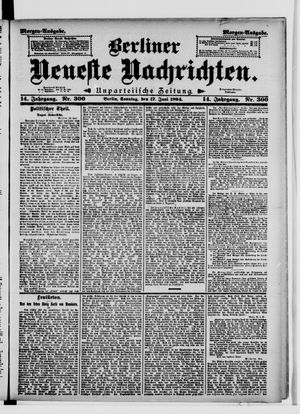 Berliner Neueste Nachrichten vom 17.06.1894