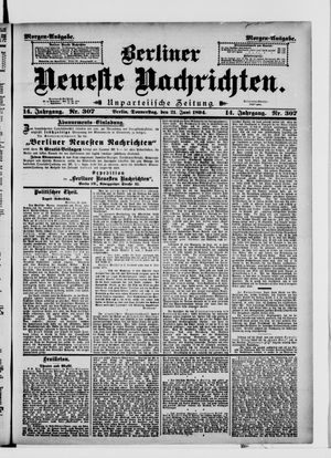 Berliner Neueste Nachrichten on Jun 21, 1894