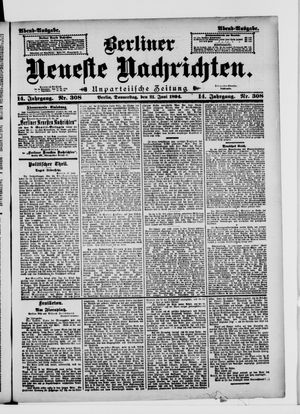 Berliner Neueste Nachrichten vom 21.06.1894