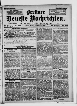 Berliner Neueste Nachrichten vom 22.06.1894