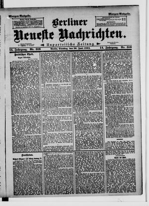 Berliner Neueste Nachrichten vom 26.06.1894