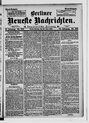 Berliner Neueste Nachrichten on Jun 29, 1894