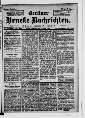 Berliner Neueste Nachrichten vom 30.06.1894