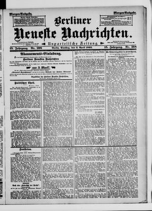 Berliner neueste Nachrichten vom 02.04.1895