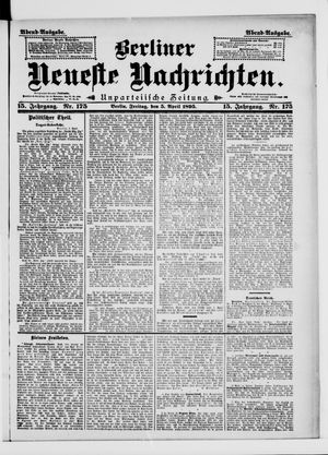 Berliner neueste Nachrichten vom 05.04.1895