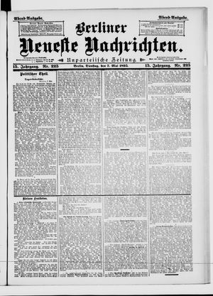 Berliner neueste Nachrichten vom 07.05.1895