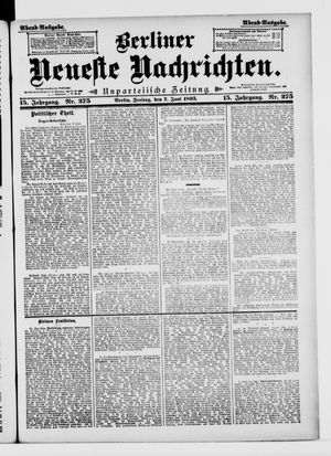 Berliner neueste Nachrichten vom 07.06.1895