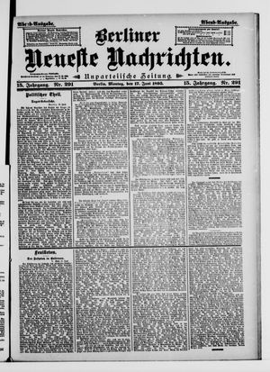 Berliner neueste Nachrichten vom 17.06.1895