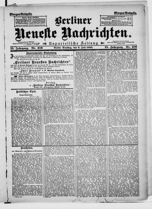 Berliner neueste Nachrichten vom 02.07.1895