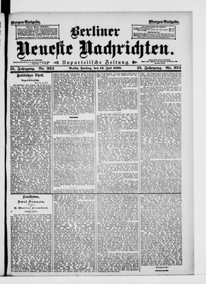 Berliner neueste Nachrichten vom 12.07.1895