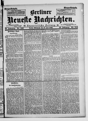 Berliner neueste Nachrichten vom 17.07.1895
