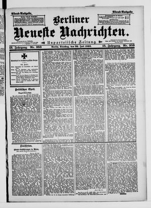 Berliner neueste Nachrichten vom 23.07.1895