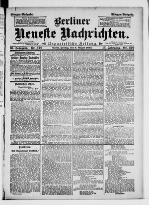 Berliner Neueste Nachrichten vom 02.08.1895