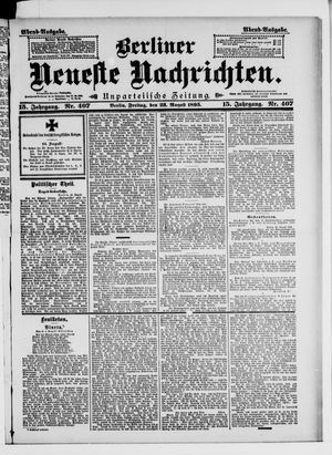 Berliner neueste Nachrichten vom 23.08.1895