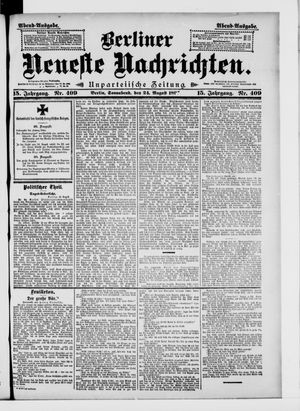 Berliner Neueste Nachrichten on Aug 24, 1895
