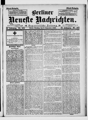 Berliner neueste Nachrichten vom 03.09.1895