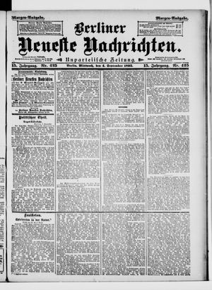 Berliner Neueste Nachrichten vom 03.09.1895