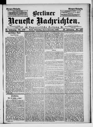 Berliner neueste Nachrichten vom 04.09.1895