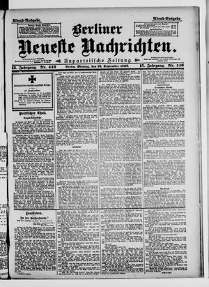 Berliner neueste Nachrichten vom 16.09.1895
