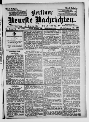 Berliner neueste Nachrichten vom 23.09.1895