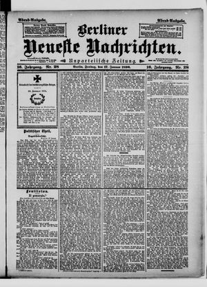 Berliner neueste Nachrichten on Jan 17, 1896