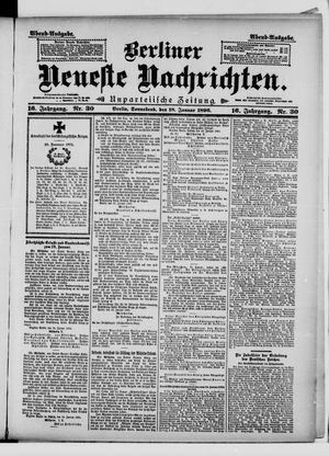 Berliner Neueste Nachrichten vom 18.01.1896