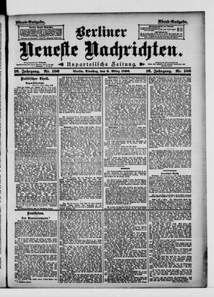 Berliner Neueste Nachrichten on Mar 3, 1896