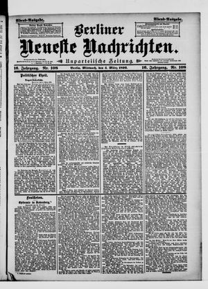 Berliner Neueste Nachrichten on Mar 4, 1896