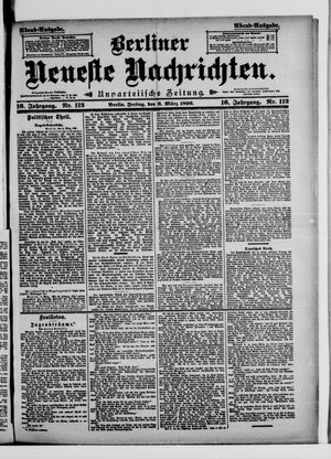 Berliner Neueste Nachrichten on Mar 6, 1896
