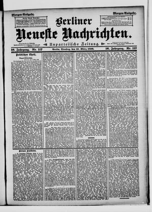 Berliner neueste Nachrichten vom 10.03.1896