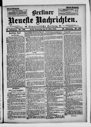 Berliner Neueste Nachrichten vom 12.03.1896