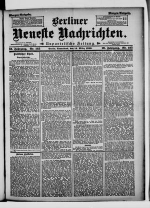 Berliner Neueste Nachrichten on Mar 14, 1896