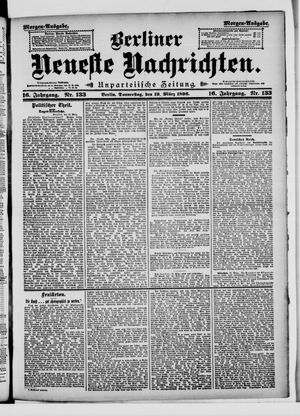 Berliner neueste Nachrichten vom 19.03.1896